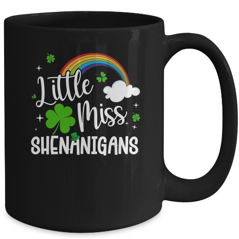 Little Miss Shenanigans For Girls And Women St Patricks Day Mug | siriusteestore