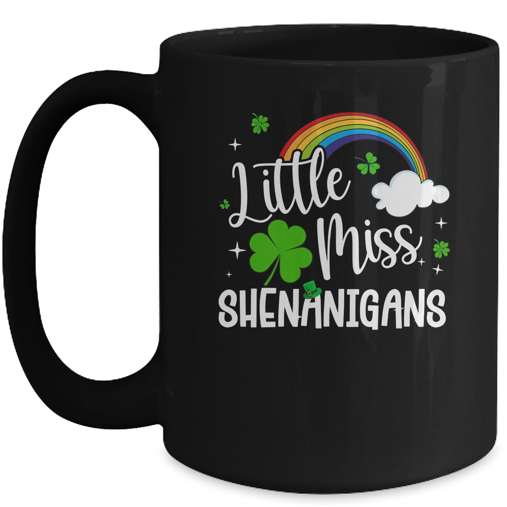 Little Miss Shenanigans For Girls And Women St Patricks Day Mug | siriusteestore