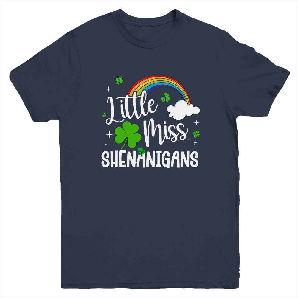 Little Miss Shenanigans For Girls And Women St Patricks Day Youth Shirt | siriusteestore