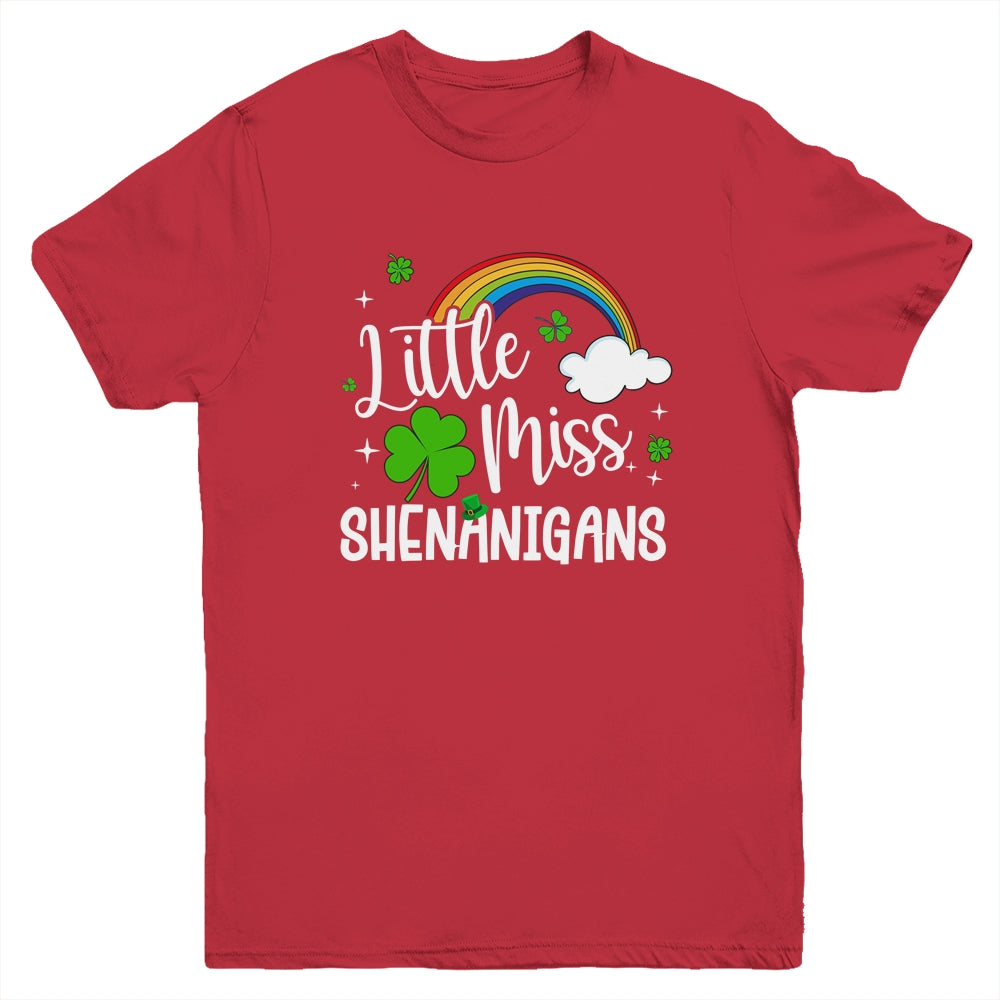 Little Miss Shenanigans For Girls And Women St Patricks Day Youth Shirt | siriusteestore