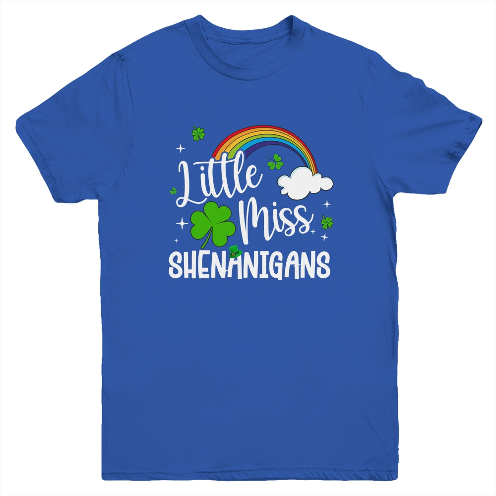 Little Miss Shenanigans For Girls And Women St Patricks Day Youth Shirt | siriusteestore