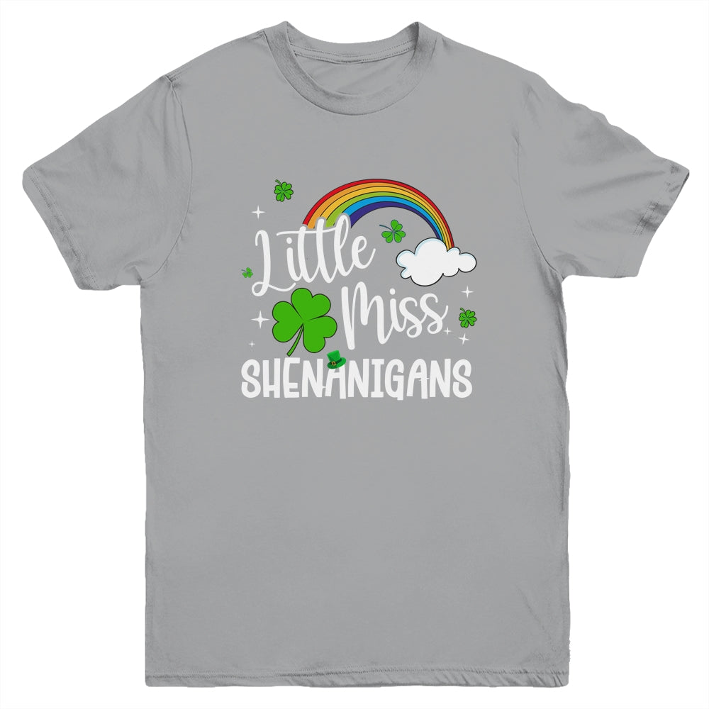 Little Miss Shenanigans For Girls And Women St Patricks Day Youth Shirt | siriusteestore