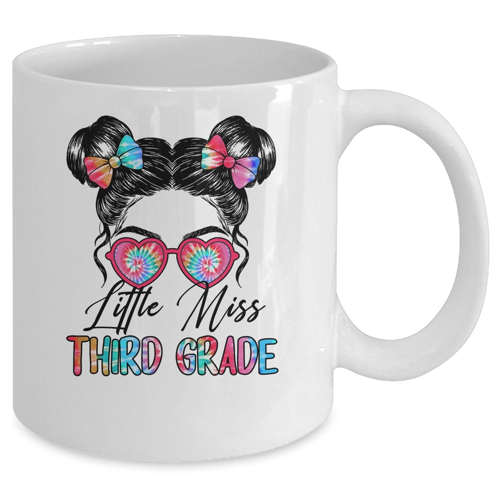 Little Miss Third Grade Girls Back To School 3rd Grade Mug | siriusteestore