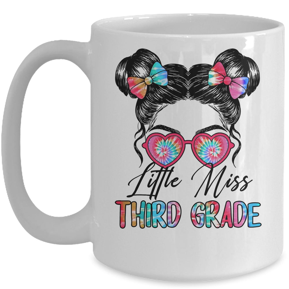 Little Miss Third Grade Girls Back To School 3rd Grade Mug | siriusteestore
