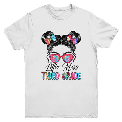 Little Miss Third Grade Girls Back To School 3rd Grade Youth Shirt | siriusteestore