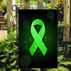 Liver Cancer Mental Health Lymphoma Kidney Disease Cancer Awareness Flag Green Ribbon | siriusteestore