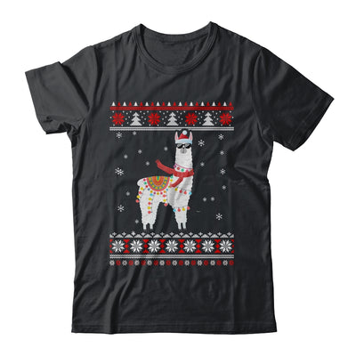 Llama Alpaca Christmas Tree Funny Ugly Christmas Sweater Shirt & Sweatshirt | siriusteestore