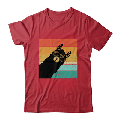 Llama Alpaca Fun Rainbow Retro Style Shirt & Tank Top | siriusteestore