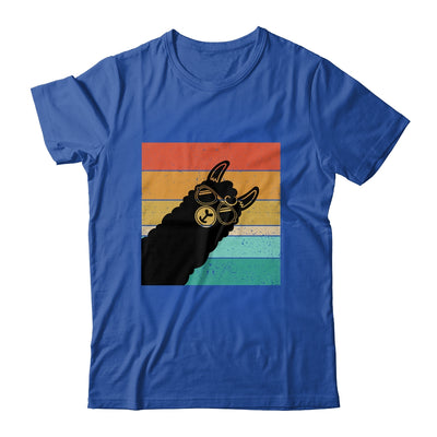 Llama Alpaca Fun Rainbow Retro Style Shirt & Tank Top | siriusteestore