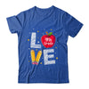 Love 4th Grade Apple Funny Back To School Teacher Shirt & Hoodie | siriusteestore