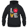 Love 4th Grade Apple Funny Back To School Teacher Shirt & Hoodie | siriusteestore