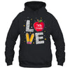 Love 5th Grade Apple Funny Back To School Teacher Shirt & Hoodie | siriusteestore