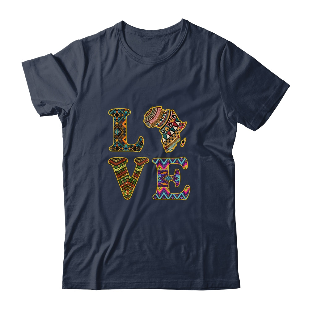Love Africa African Kente Cloth Men Women Lover Shirt & Tank Top | siriusteestore