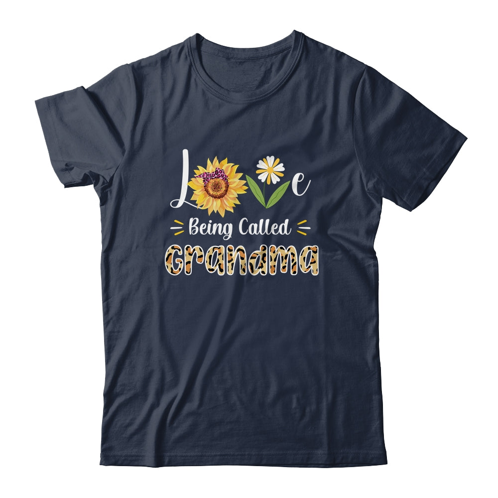 Love Being Called Grandma Sunflower Mothers Day Shirt & Tank Top | siriusteestore