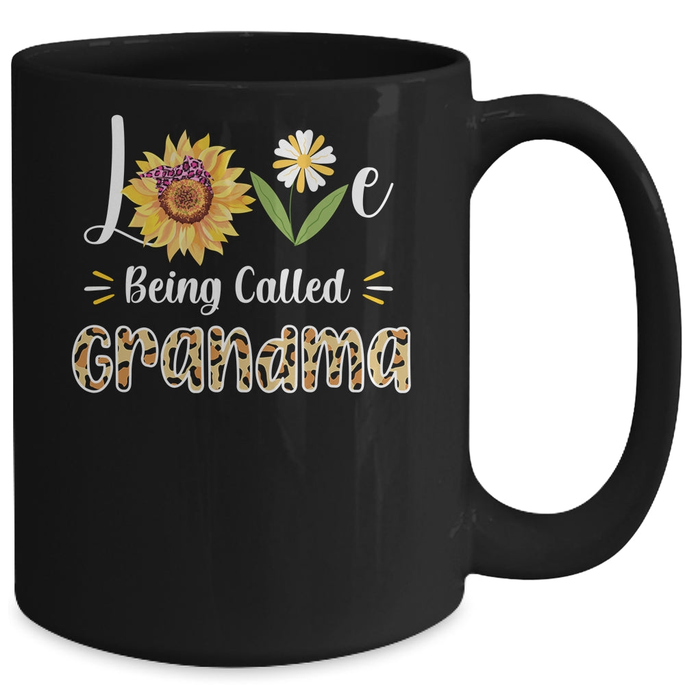 Love Being Called Grandma Sunflower Mothers Day Mug | siriusteestore