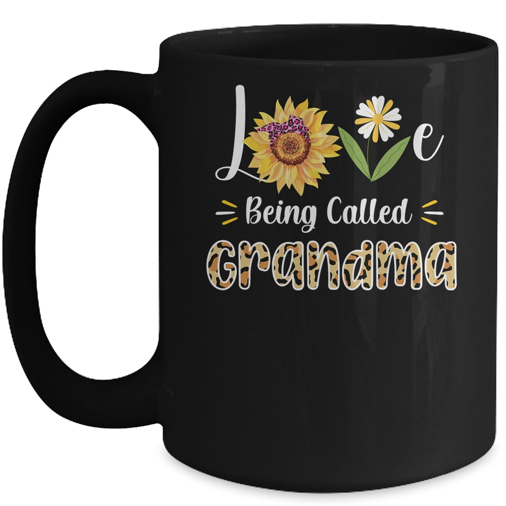 Love Being Called Grandma Sunflower Mothers Day Mug | siriusteestore