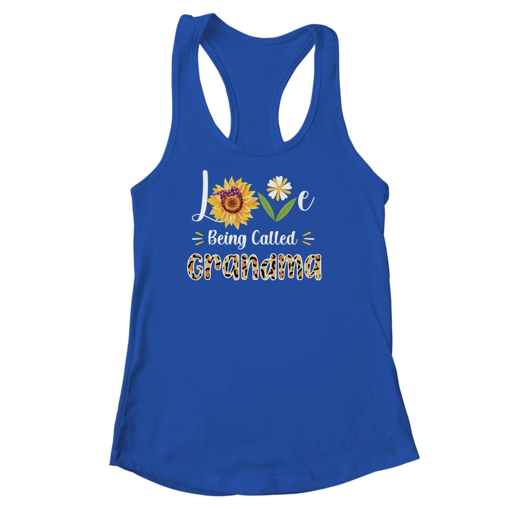 Love Being Called Grandma Sunflower Mothers Day Shirt & Tank Top | siriusteestore