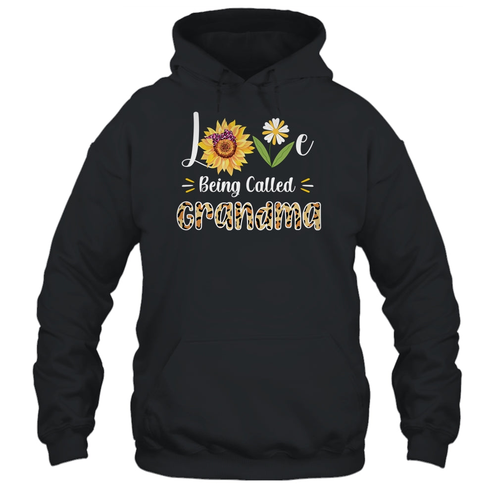 Love Being Called Grandma Sunflower Mothers Day Shirt & Tank Top | siriusteestore