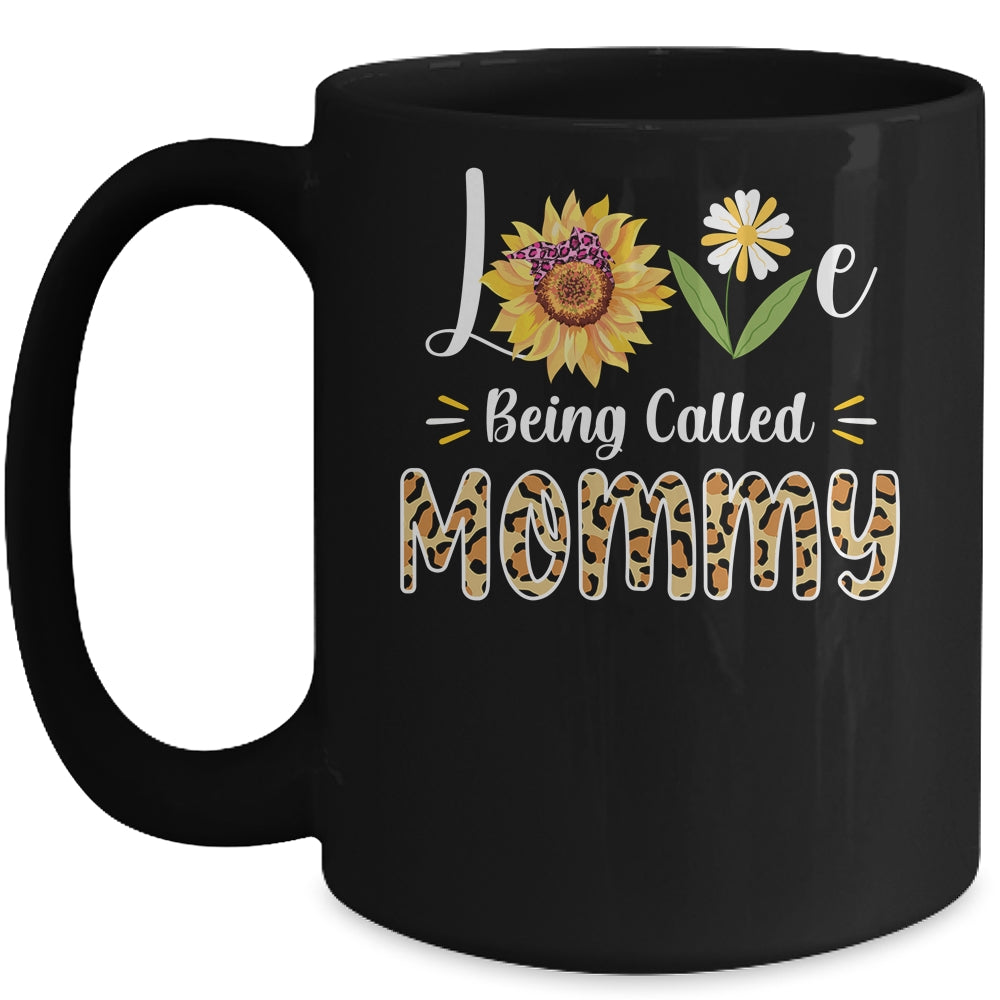 Love Being Called Mommy Sunflower Mothers Day Mug | siriusteestore