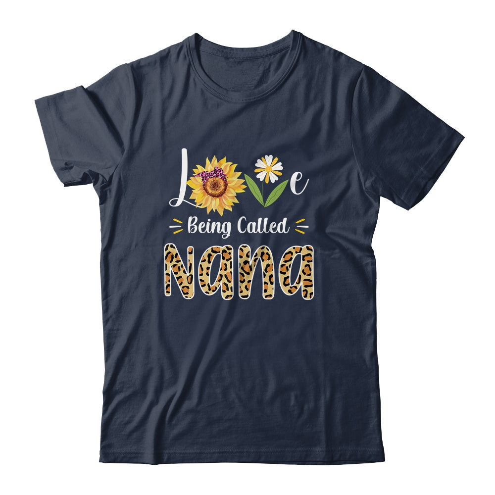 Love Being Called Nana Sunflower Mothers Day Shirt & Tank Top | siriusteestore