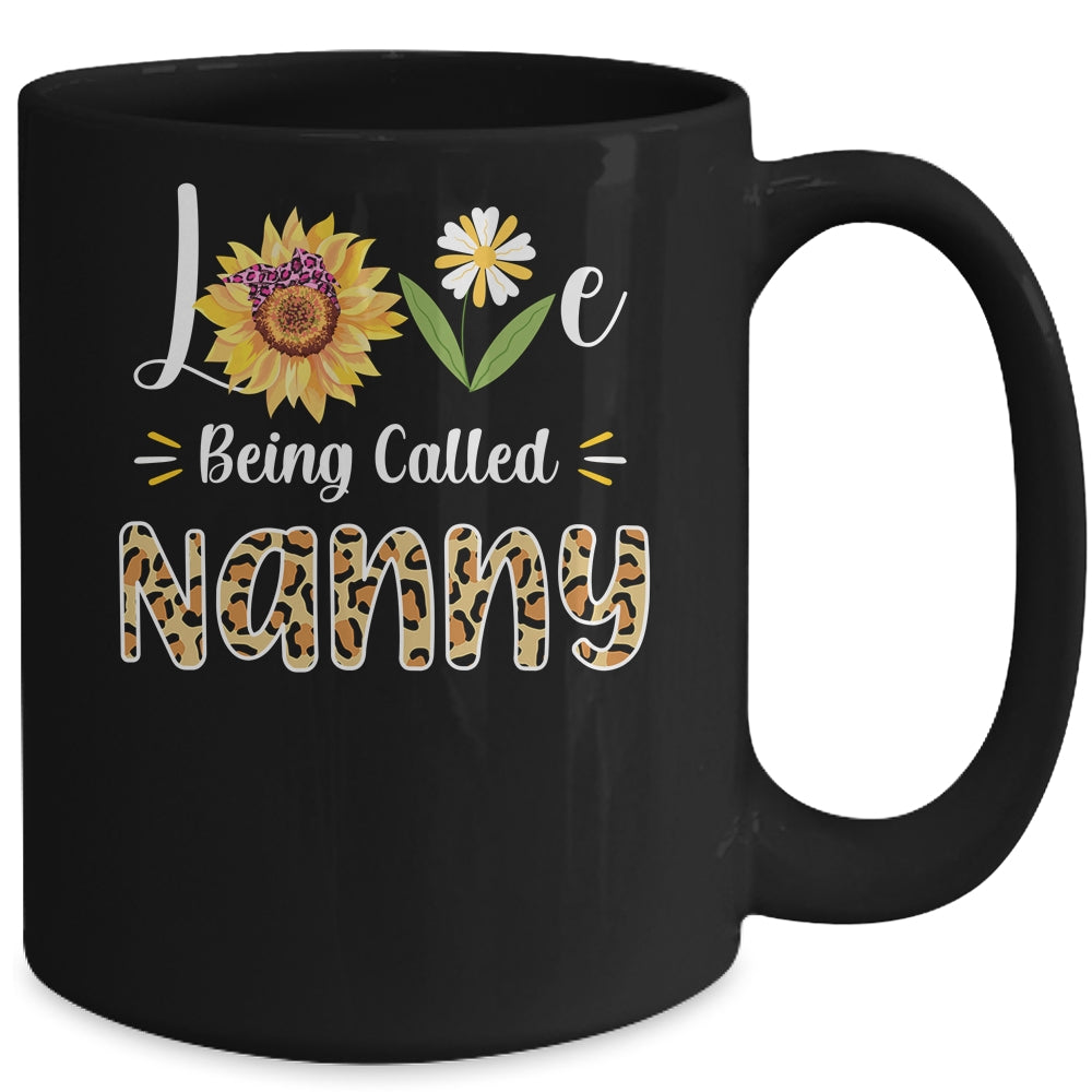 Love Being Called Nanny Sunflower Mothers Day Mug | siriusteestore