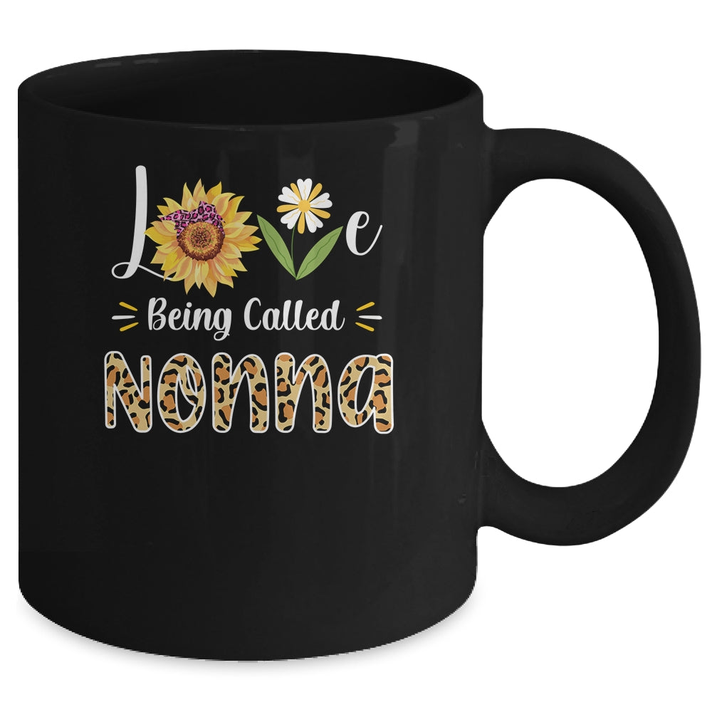 Love Being Called Nonna Sunflower Mothers Day Mug | siriusteestore