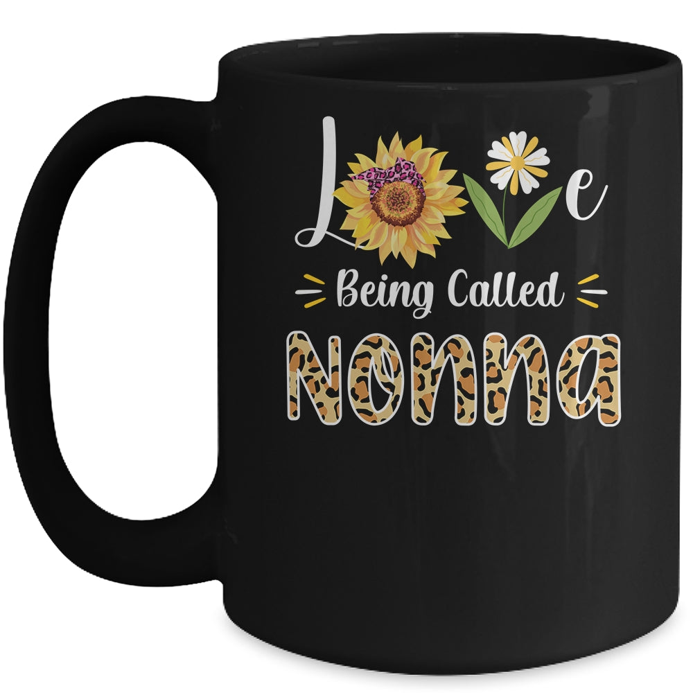 Love Being Called Nonna Sunflower Mothers Day Mug | siriusteestore