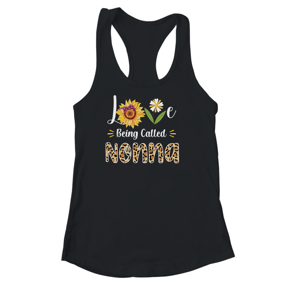 Love Being Called Nonna Sunflower Mothers Day Shirt & Tank Top | siriusteestore