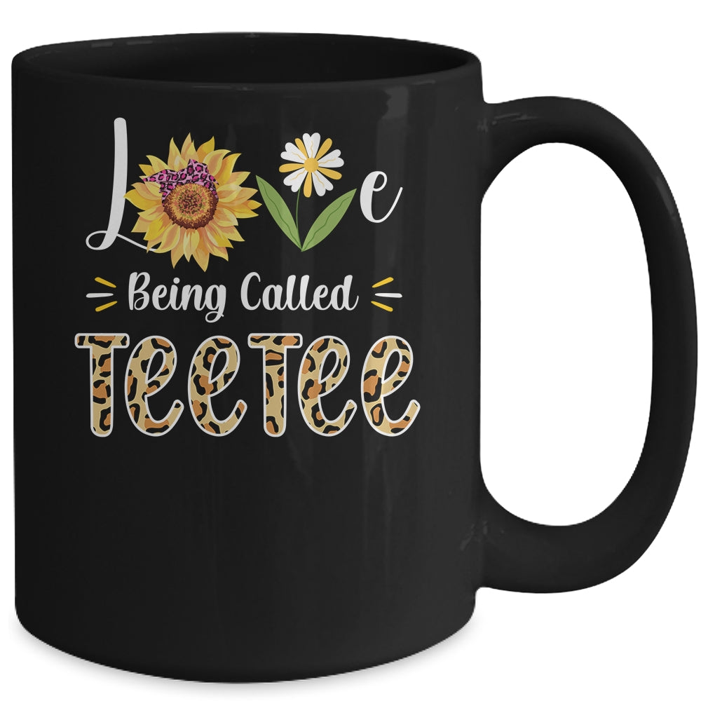 Love Being Called Teetee Sunflower Mothers Day Mug | siriusteestore