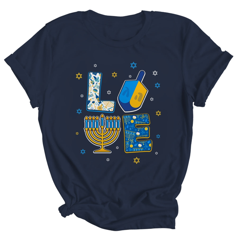 Love Cute Hanukkah Decorations Dreidel Menorah Chanukah Shirt & Sweatshirt | siriusteestore