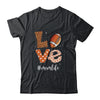 Love Football American Mom Life Player With Leopard Shirt & Tank Top | siriusteestore