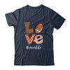 Love Football American Mom Life Player With Leopard Shirt & Tank Top | siriusteestore