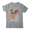 Love Football American Mom Life Player With Leopard Shirt & Tank Top | siriusteestore