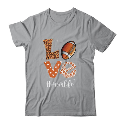 Love Football American Mom Life Player With Leopard Shirt & Tank Top | siriusteestore