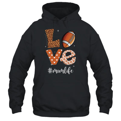 Love Football American Mom Life Player With Leopard Shirt & Tank Top | siriusteestore
