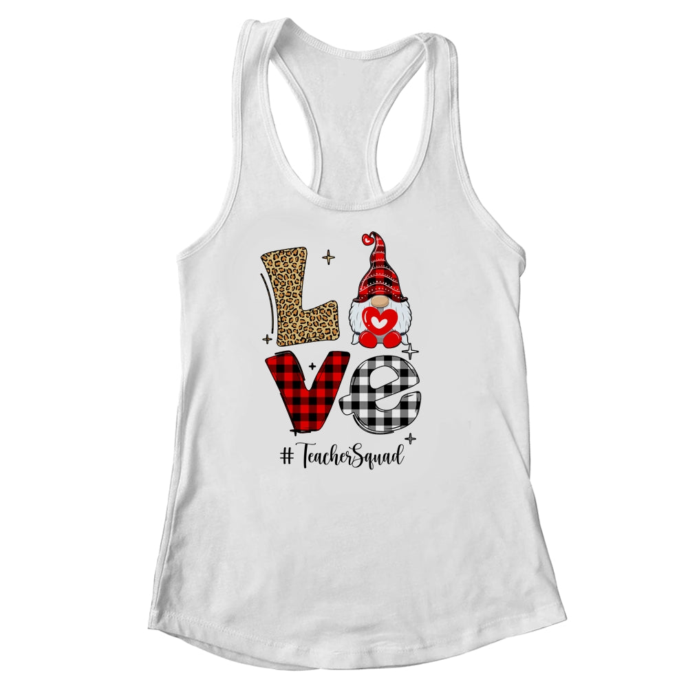 Love Gnome Teacher Squad Happy Valentine Gnome Teacher 2022 Shirt & Tank Top | siriusteestore
