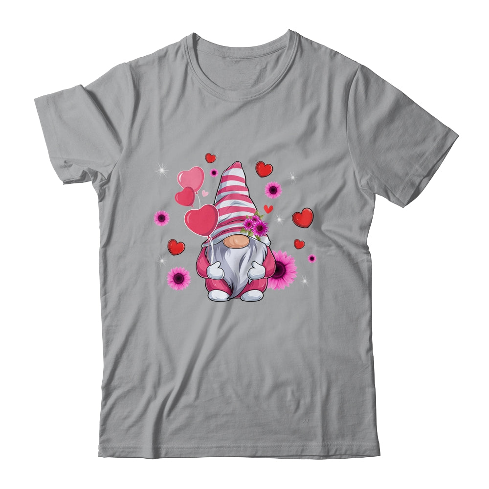 Love Gnome Valentines Day Love Valentines Gnomes Hearts Shirt & Tank Top | siriusteestore