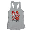 Love Heart Lunch Lady Worker Gnome Valentines Day Shirt & Tank Top | siriusteestore