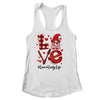 Love Heart Lunch Lady Worker Gnome Valentines Day Shirt & Tank Top | siriusteestore