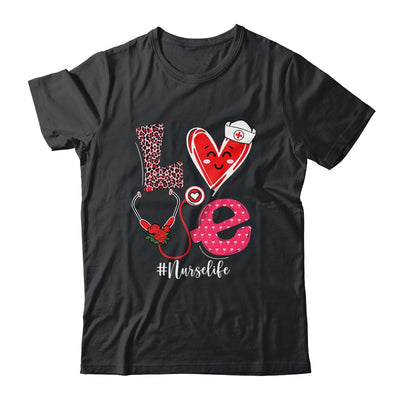 Love Heart Stethoscope Nurse Life Valentine ER ICU NICU RN Shirt & Tank Top | siriusteestore