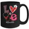 Love Heart Stethoscope Nurse Life Valentine ER ICU NICU RN Mug | siriusteestore