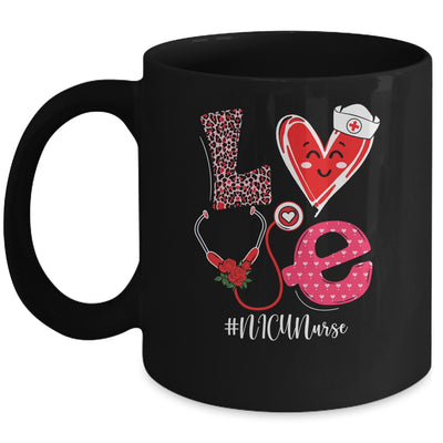 Love Heart Stethoscope Nurse Life Valentine NICU Nurse Mug | siriusteestore