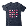 Love Hearts Watercolor Valentines Day Matching Couple Shirt & Tank Top | siriusteestore