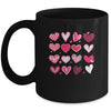 Love Hearts Watercolor Valentines Day Matching Couple Mug | siriusteestore