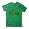 Love Irish Gnome Shamrock Leopard Plaid St Patrick's Day Shirt & Hoodie | siriusteestore