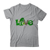 Love Irish Gnome Shamrock Leopard Plaid St Patrick's Day Shirt & Hoodie | siriusteestore