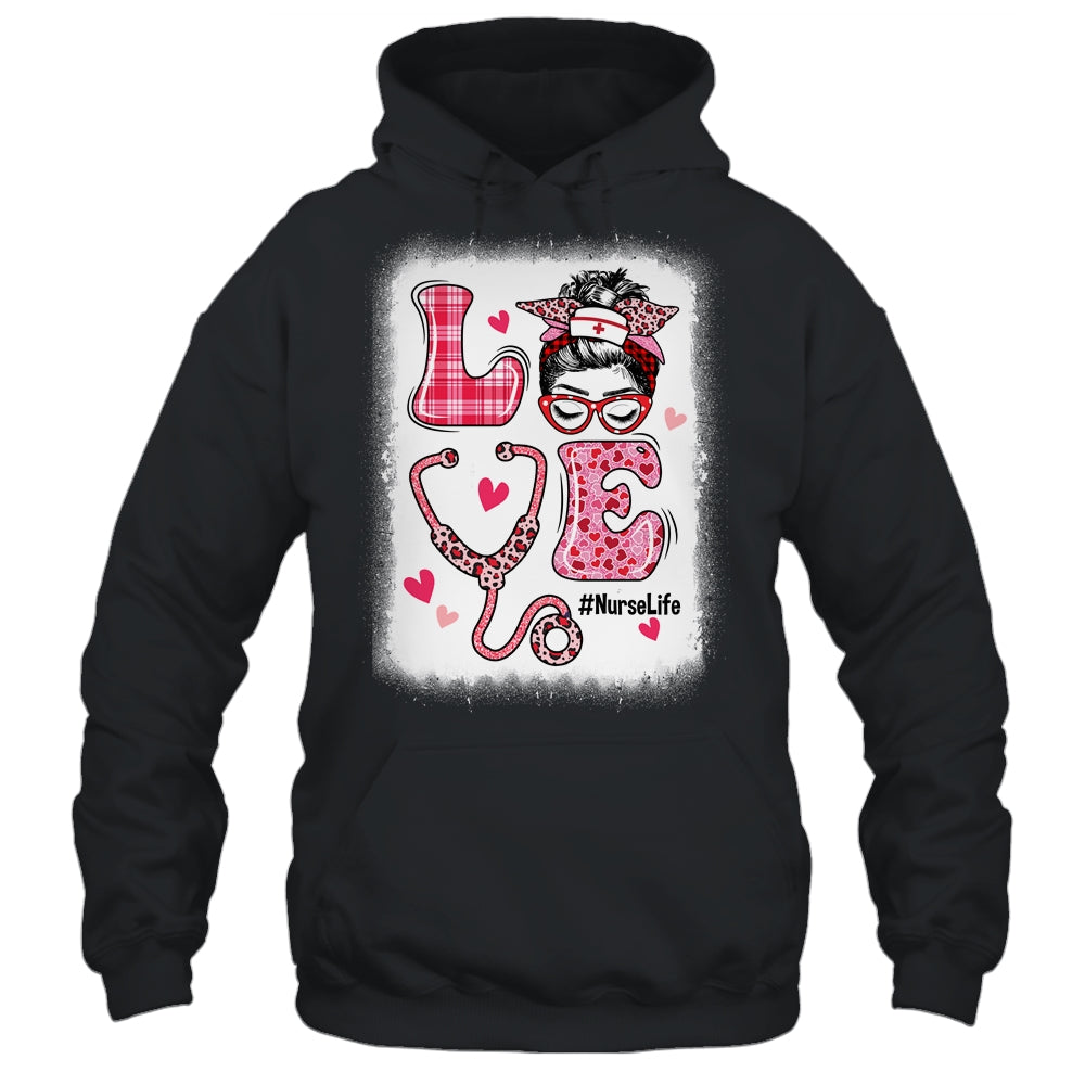 Love Life Nurse Funny Valentines Day Women Shirt & Hoodie | siriusteestore