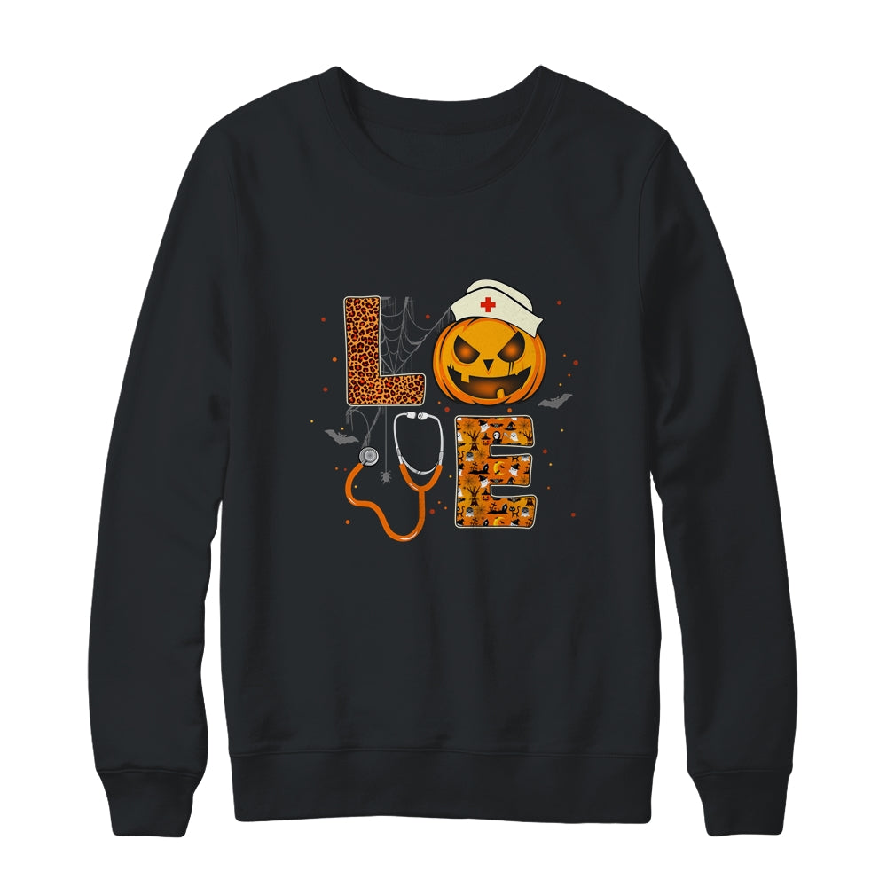 Love Nurse Halloween Nursing RN Paramedic EMT Shirt & Sweatshirt | siriusteestore