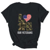 Love Our Veterans Day Proud Military US Flag Shirt & Hoodie | siriusteestore