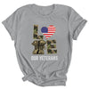 Love Our Veterans Day Proud Military US Flag Shirt & Hoodie | siriusteestore
